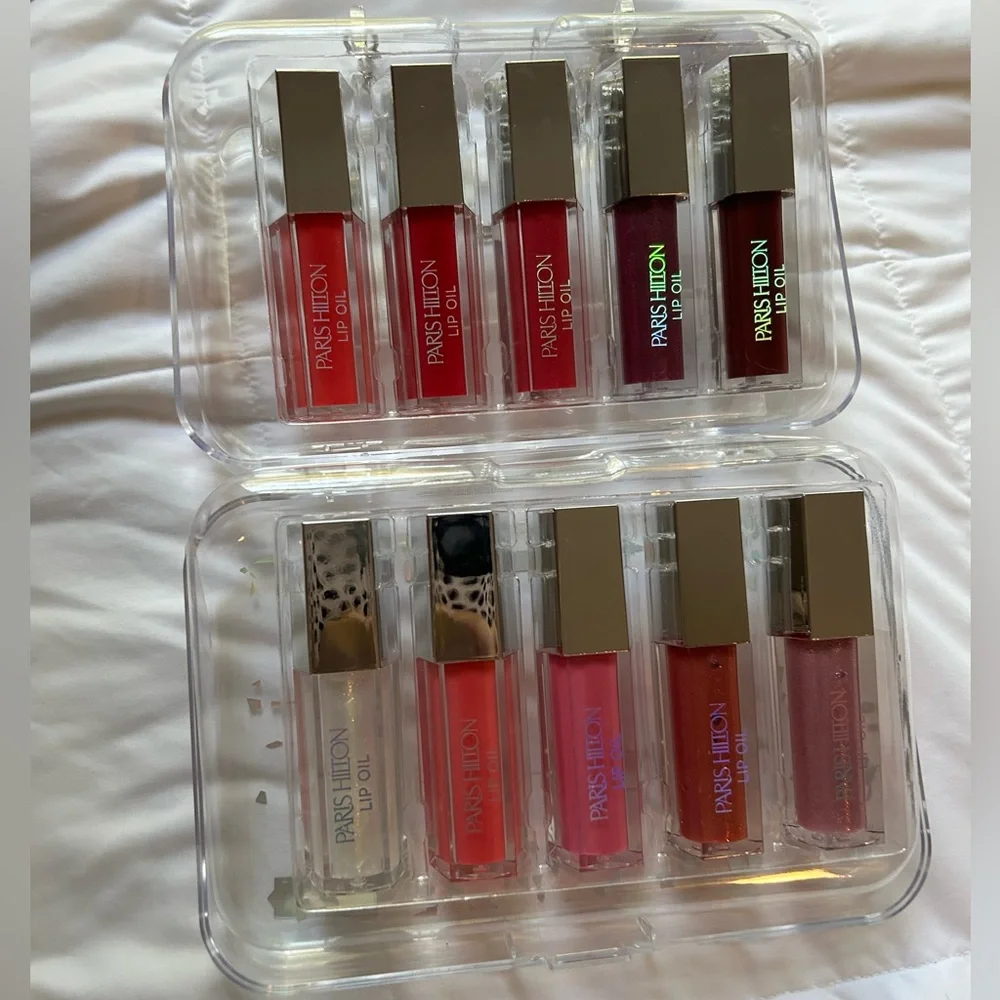 Paris Hilton Lip Oil Collection - Vibrant Shades